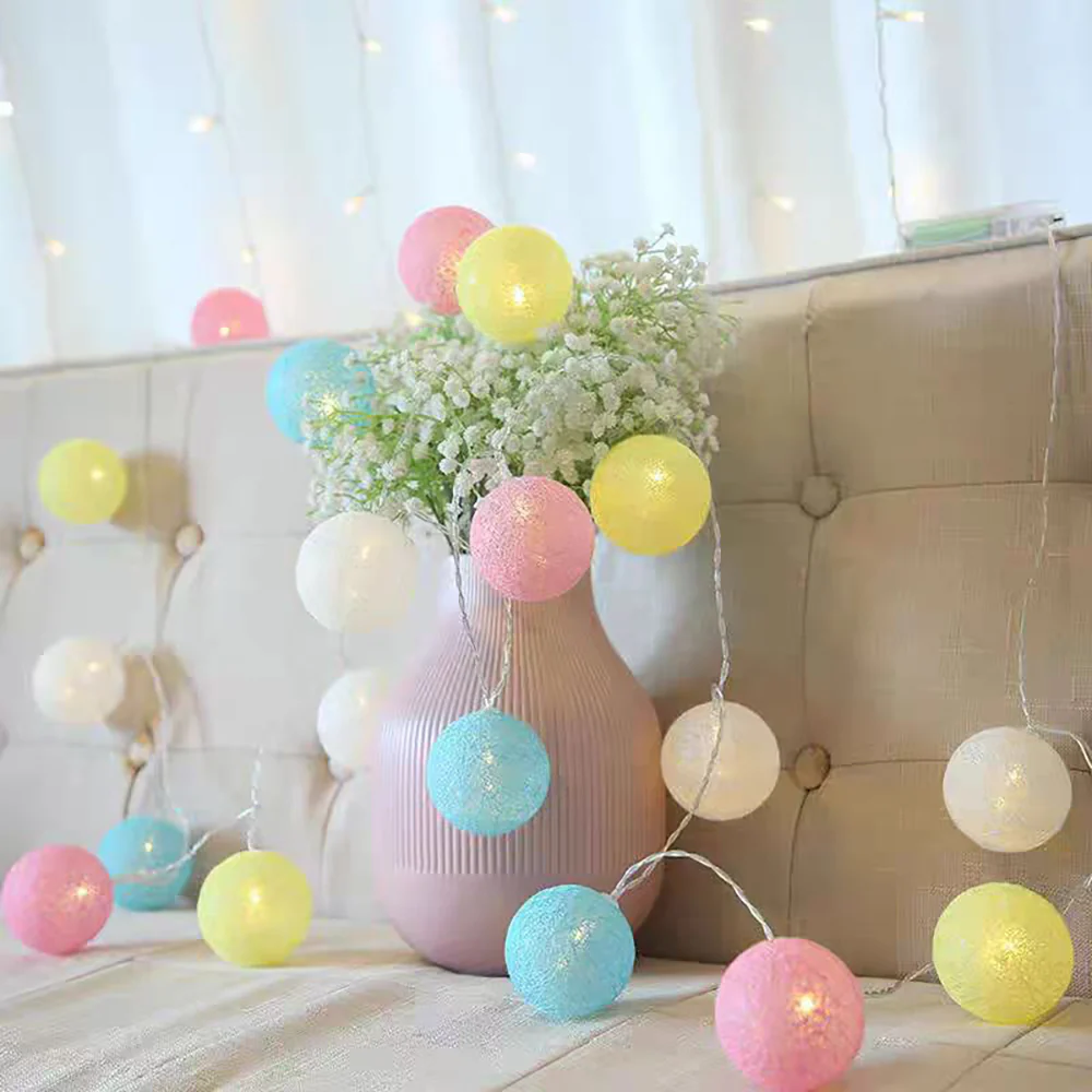 Cotton Ball Garland - Image 14