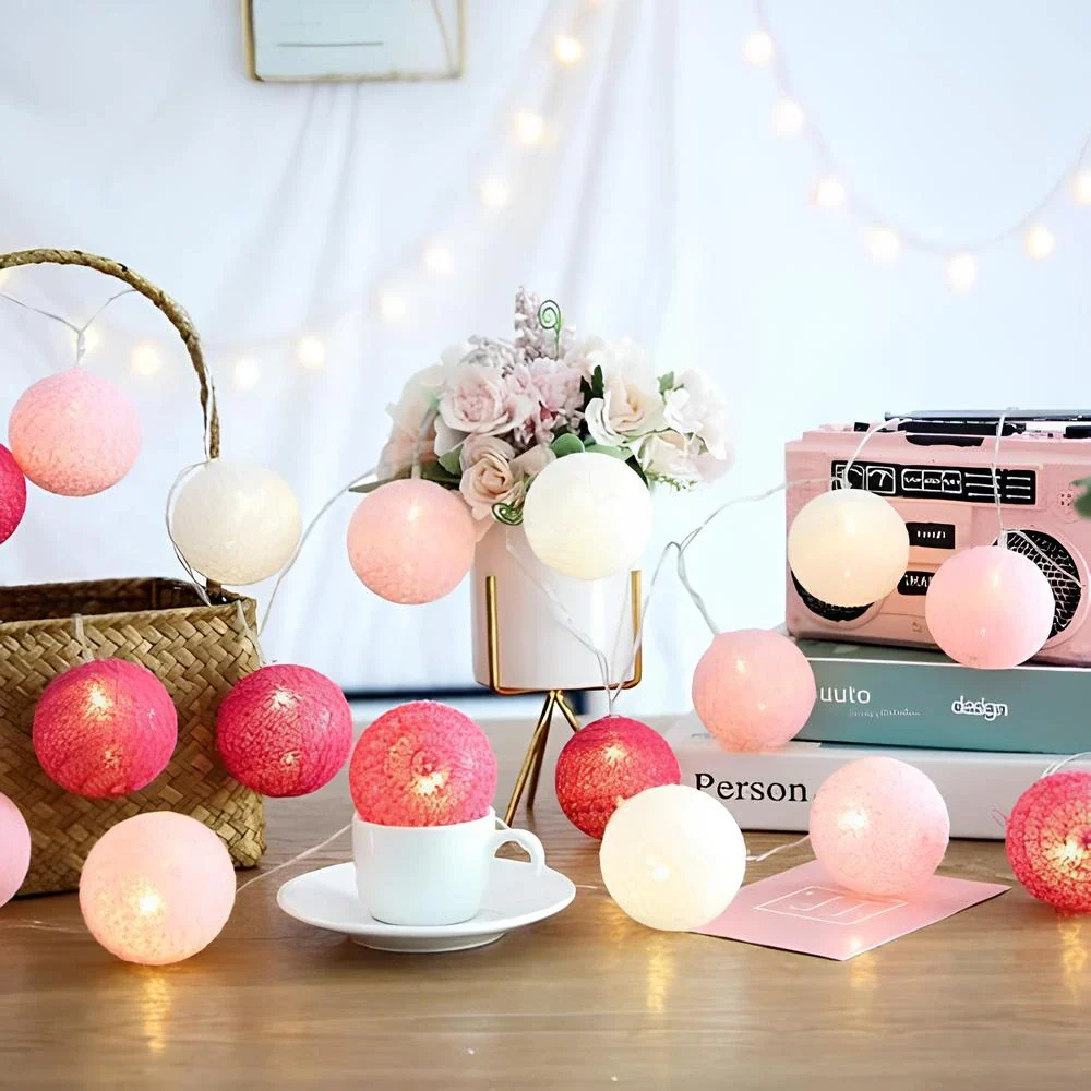 Cotton Ball Garland - Image 16