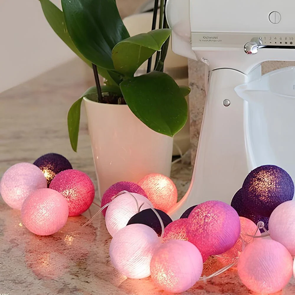 Cotton Ball Garland - Image 17