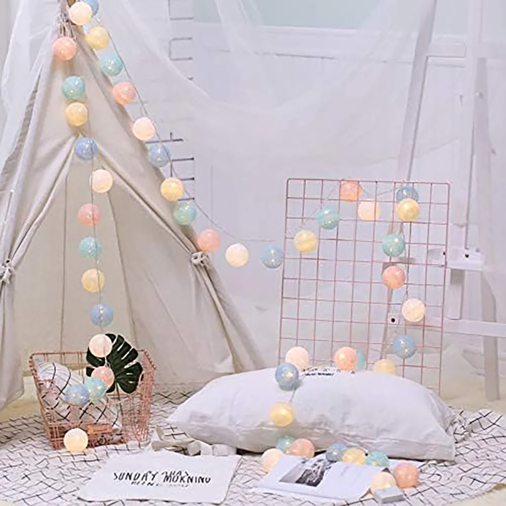 Cotton Ball Garland - Image 18