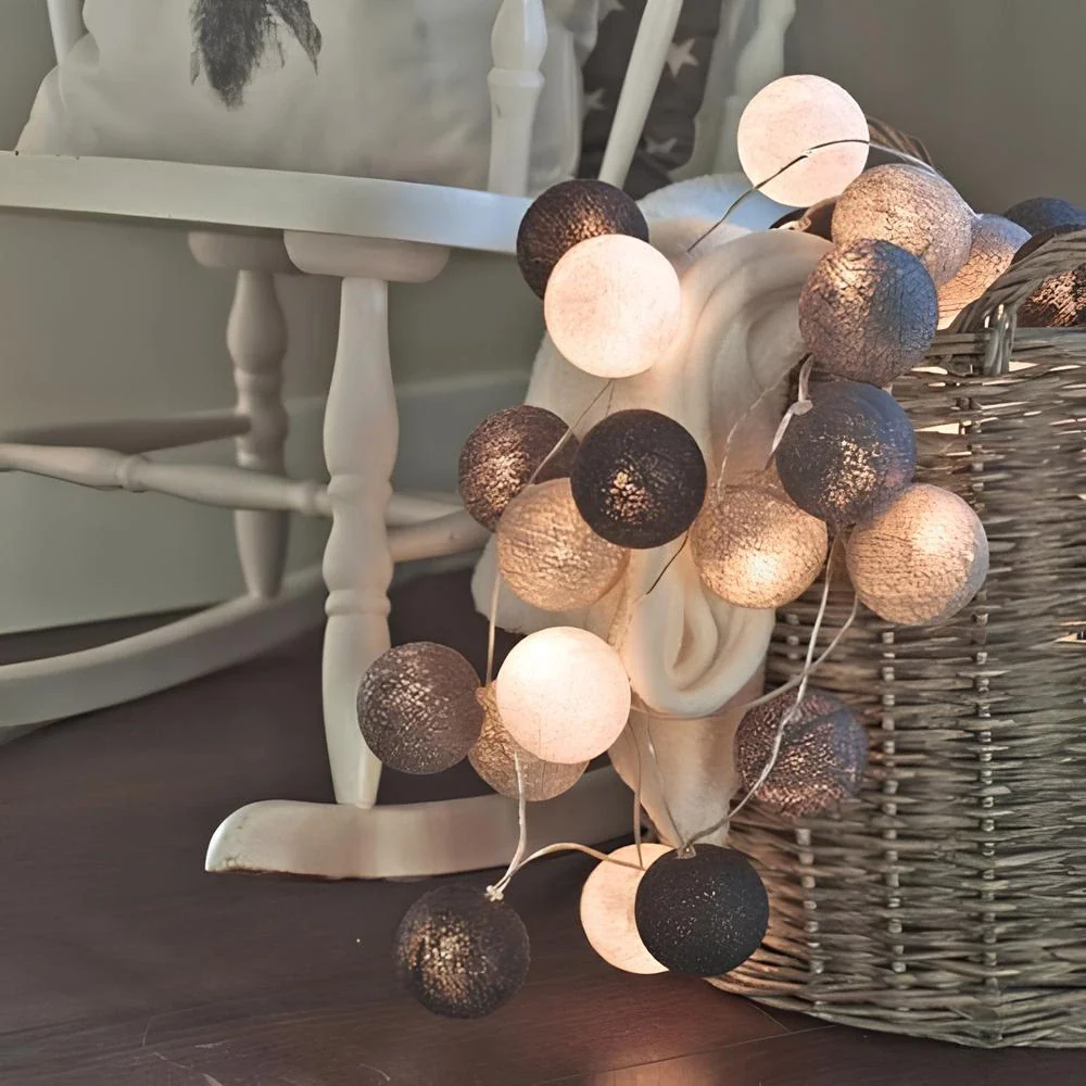 Cotton Ball Garland - Image 19