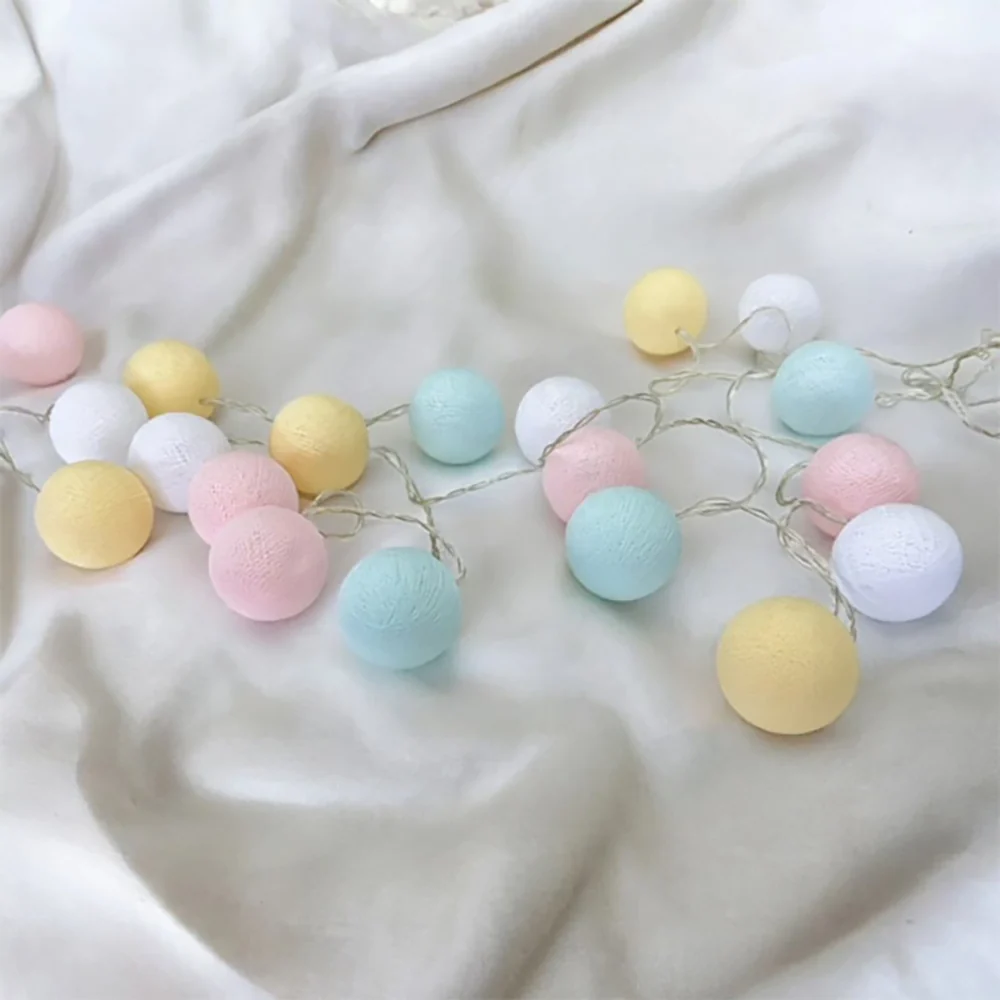 Cotton Ball Garland - Image 31
