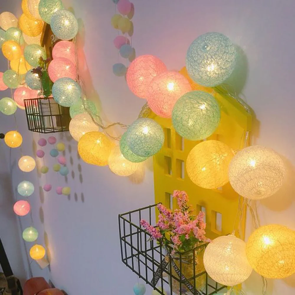 Cotton Ball Garland - Image 34