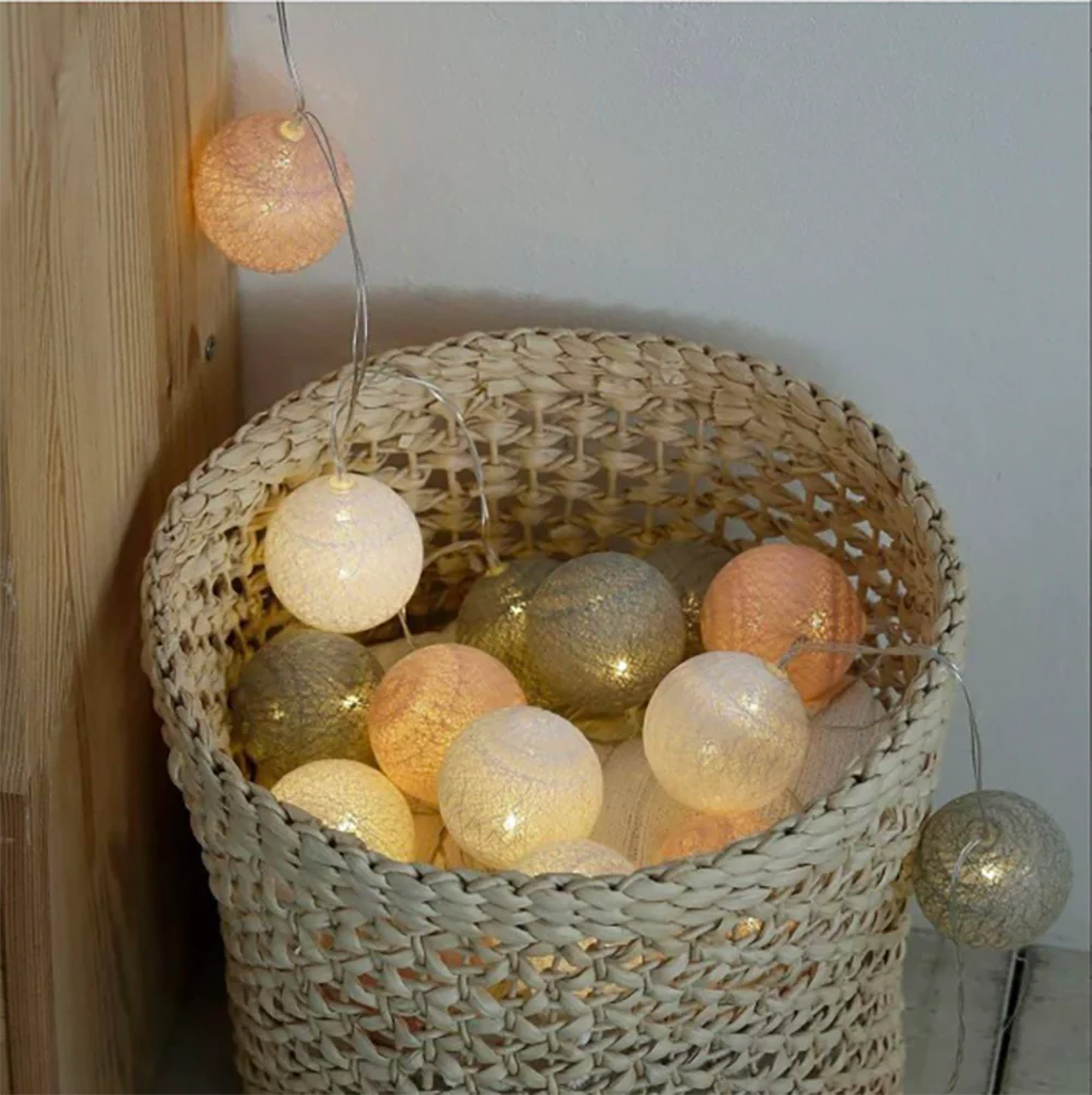 Cotton Ball Garland - Image 35