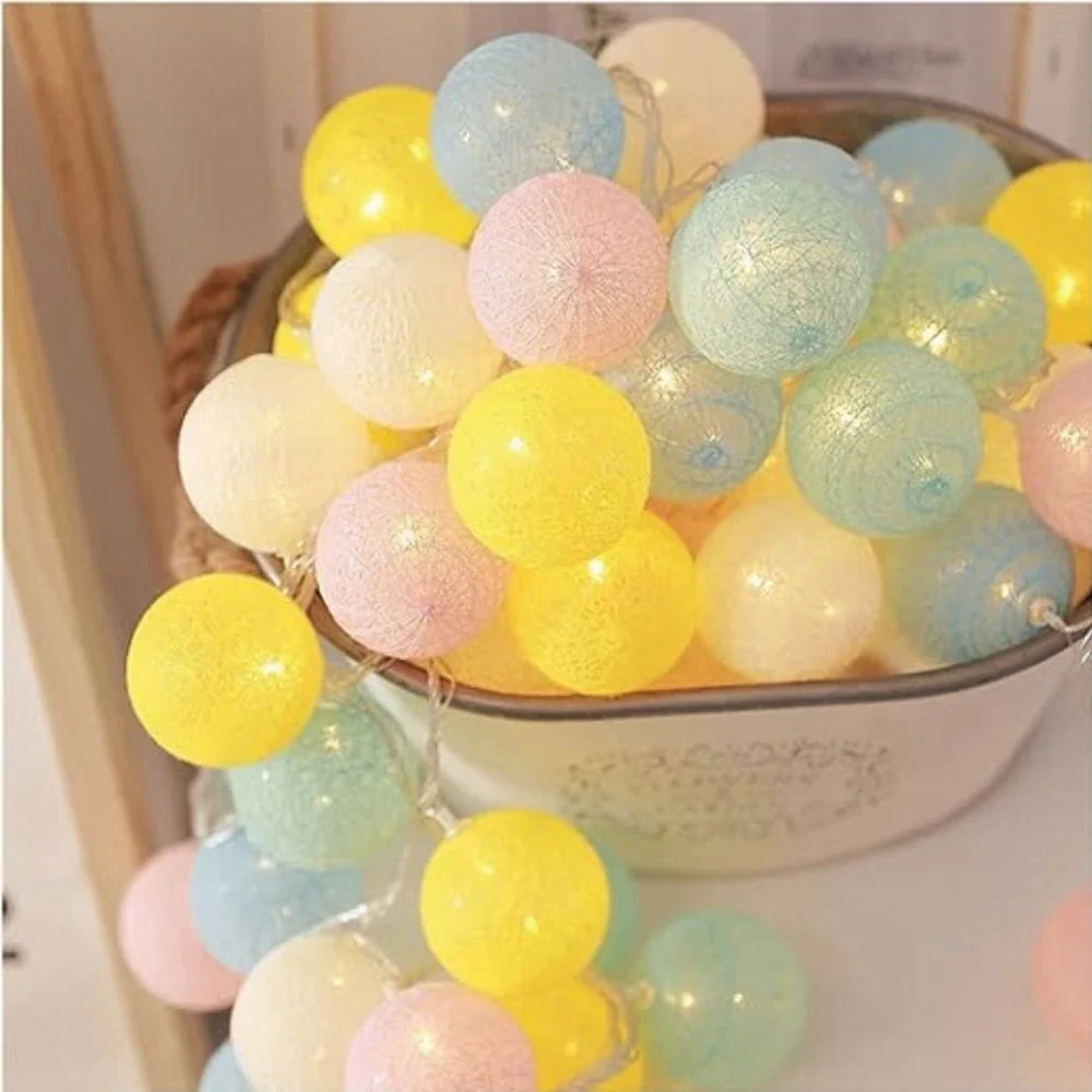 Cotton Ball Garland - Image 37