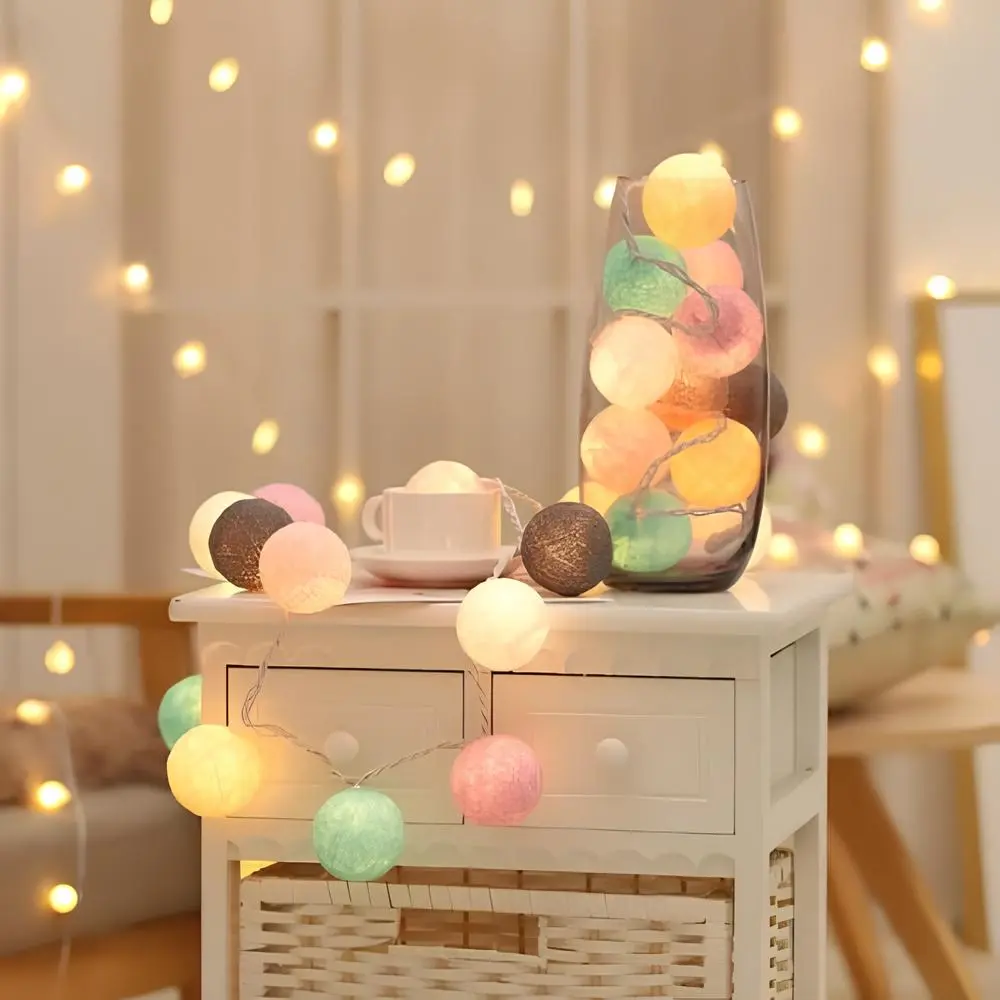 Cotton Ball Garland - Image 5