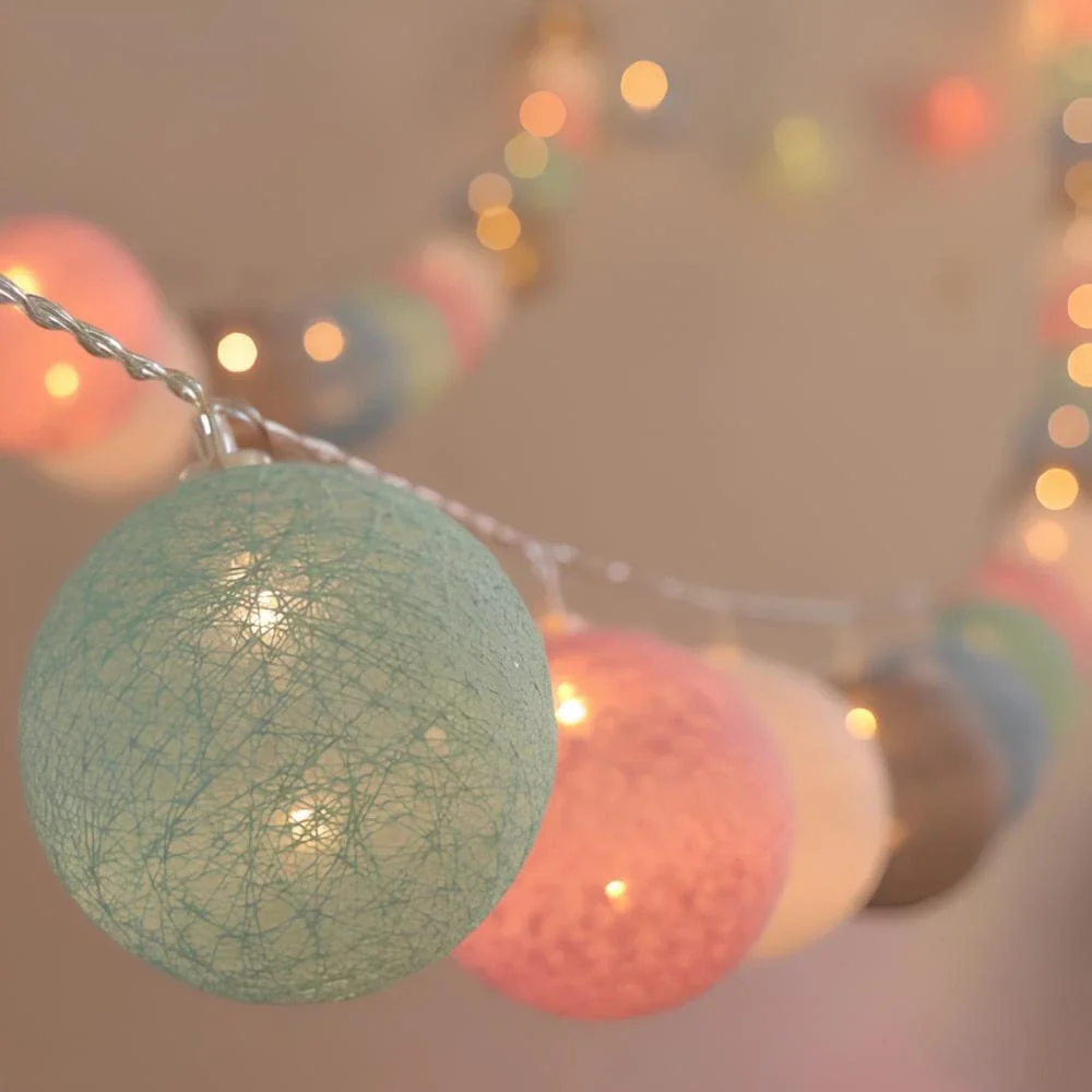 Cotton Ball Garland - Image 7