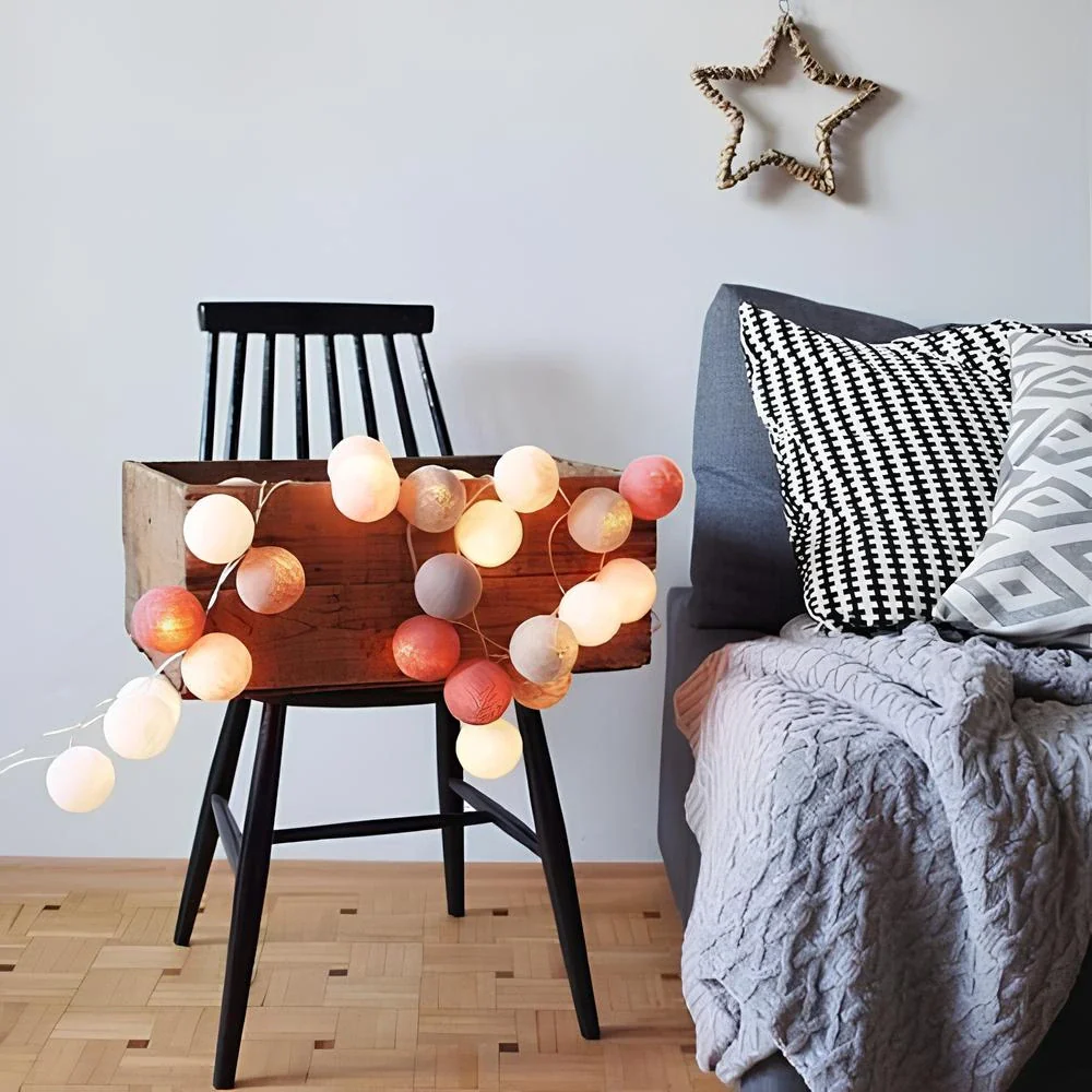 Cotton Ball Garland - Image 8