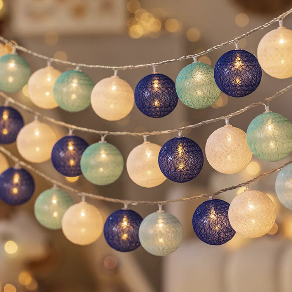 Cotton Ball Garland - Image 9